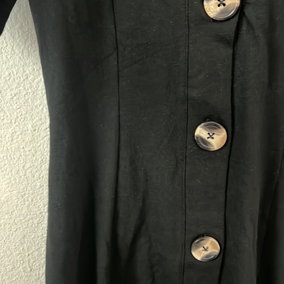 ASOS DESIGN faux horn button through dress - Picture 9 of 12